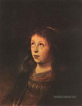 Portrait d’une fille Jan Lievens Peinture à l'huile